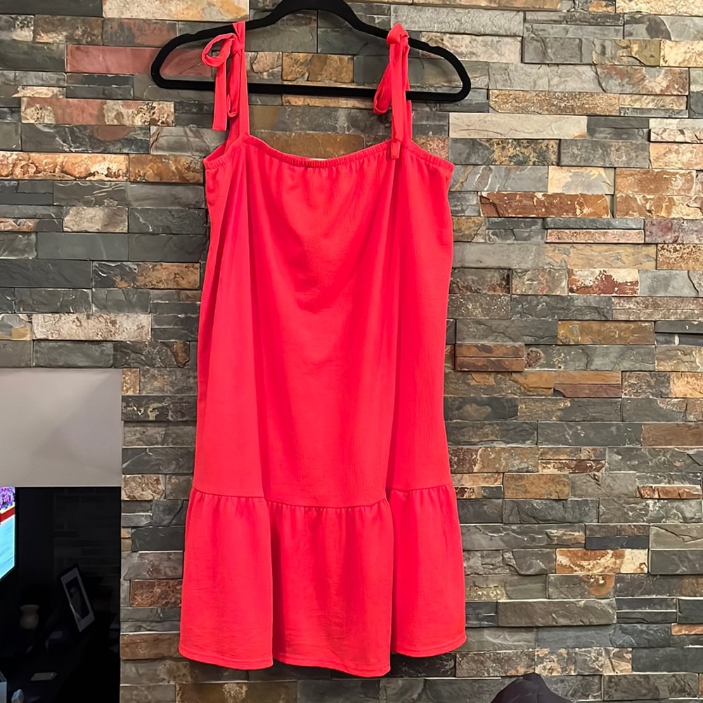 🌊 Green Envelope swim suit cover up size Large NWOT